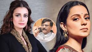 Her attire exuded soothing vibes with flared bubblegum pink pyjamas and a matching long kimono jacket. Dia Mirza Condemns Sanjay Raut S Haramkhor Ladki Remark On Kangana Ranaut Asks Him To Apologise