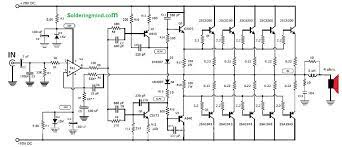 1000 watts amplifier circuit diagram pdf how to make an inverter at home 10 watts. 1000 Watts Audio Amplifier Circuit Amplifier Circuits Soldering Mind