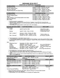 *some west and southern middle tennessee counties have shortened seasons and reduced bag limits. North Judson Wayne Township Public Library Indiana Hunting And Trapping Seasons 2016 2017