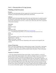 Set Up Pond Ecosystem And Data Collection