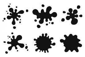 Black And White Paint Splatter Clipart 40 Hand Drawn Paint Splatters Ink Blobs And Splashes By Kirill S Workshop Paint Splatter Art How To Draw Hands Paint Splatter