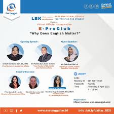 Check 'unggul' translations into english. Virtual Official Inauguration E Proclub Why Does English Matter International