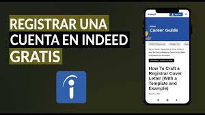 Jan 07, 2020 · find more cover letter tips: Como Crear O Registrar Una Cuenta En Indeed Gratis Para Publicar O Buscar Un Empleo Mira Como Se Hace
