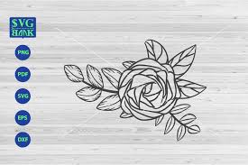 Download Flower Silhouette Graphic By Svgbank Creative Fabrica PSD Mockup Templates