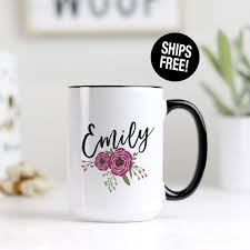 Personalized Name Mug Custom Personalized Mug Custom Mug Etsy Personalised Name Mugs Name Mugs Customised Mugs