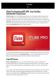 Download tubemate youtube downloader 2.2.5.638 (android) apk file. Download Itube App Free By Itube Apk Issuu