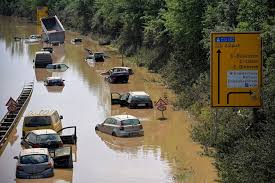 Recent storms across parts of western europe made rivers and reservoirs burst their banks, triggering flash floods overnight after the saturated soil couldn't absorb any more water. Hsvkvcyurlq0wm