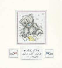 Maybe you would like to learn more about one of these? Anchor Maia Tt112 16 Piece Tatty Teddy Bath Time Birth Sampler Counted Cross Stitch Kit 7 3 Baby Cross Stitch Patterns Cross Stitch Birth Sampler Cross Stitch