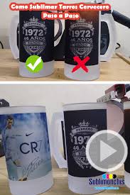Sublimar Tarro Cervecero Tutorial Como Sublimar Sublimados Sublimacion Ideas