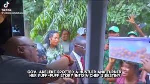 Governor Adeleke Buys Out Puff-Puff Seller, Gifts ₦50,000 in Viral Act of Kindness - TELL Magazine