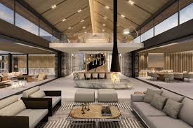 Contemporary Ranch Style House With Strong Timber And Stone Features Idesignarch Interior Design Architecture Interior Decorating Emagazine Mansion Interior Luxury Homes House Interior