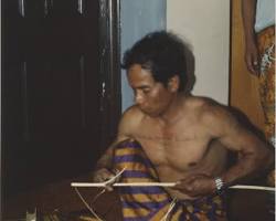 Image of Traditional Cambodian cloth kites