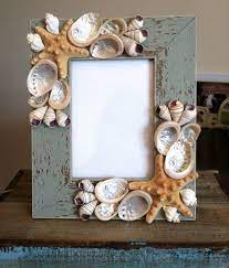Cornici Decorate Con Le Conchiglie Idee Fai Da Te Idee Decorazione Di Conchiglie Di Mare