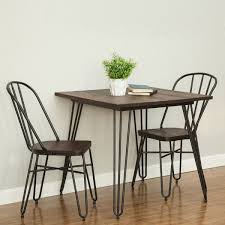 industrial steel dining chair with