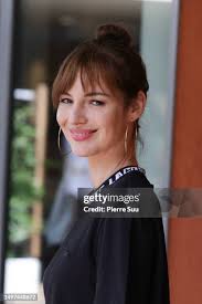 Amel Bent and Patrick Antonelli attend the 2023 French Open at Roland...  News Photo