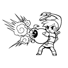 Coloriages Zelda Jeux Videos Album De Coloriages