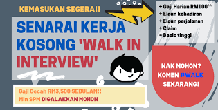 Utama jawatan kosong kerajaan kerja kosong swasta. Senarai Kerja Walk In Interview Seluruh Malaysia Dengan Basic Tinggi Terus Mohon Di Sini