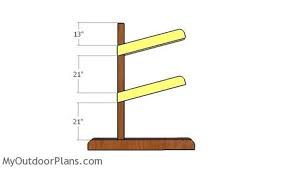 Kayak storage racks are intended to keep kayaks off of the ground or floor. Kayak Rack Plans Myoutdoorplans Free Woodworking Plans And Projects Diy Shed Wooden Playhouse P Diy Kayak Storage Rack Kayak Storage Rack Kayak Rack Diy