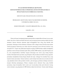 Check spelling or type a new query. Pdf Tugas Sistem Informasi Akuntansi Siklus Produksi Siklus Pengupahan Dan Sdm