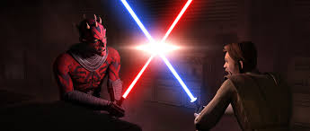 Share a gif and browse these related gif searches. Darth Vader Ahsoka Tano Vs Obi Wan Darth Maul Canon Fight Battles Comic Vine