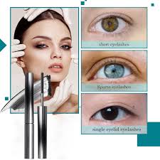 2pcs Iron Strong 3d Vol Len Black Waterproof Mascara