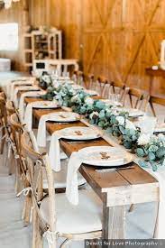 Tips for a timeless table. Wedding Place Setting Ideas Greenery White Indoor Barn Rustic Table Decor Recept Rustic Wedding Table Setting Wedding Table Setup Rustic Wedding Table