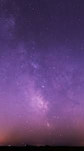 purple night sky stars milky way