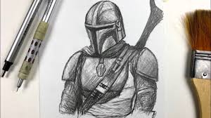 M4ufree movies | watch the mandalorian (2019 ) full tv series, after the stories of jango and the mandalorian is set after the fall of the empire and before the emergence of the first order. How To Draw The Mandalorian Step By Step One Pencil Youtube