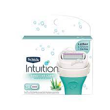 Shop with afterpay on eligible items. Schick Intuition Razor Blade Refills For Women Sensitive Care 3 Count Jewel Osco