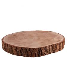 This table runner is simply mini wood slices glued to a long brown piece of felt. 40 To 47cm X5cm Wood Slice 1 10 Easy Florist Supplies