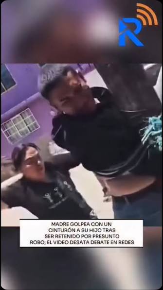 🩴 Ante la mirada de vecinos que acababan de atrapar a su hijo mayor de  edad robando, una madre tomó una decisión desesperada: enfrentó la  situación e intervino propinándole una serie de