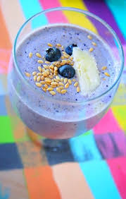 Blueberry Banana Almond Flax Seed Smoothie 100 Vegan Flaxseed Smoothie Yummy Food Smoothie Recipes