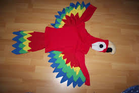 Katjagemacht Papagei Kostum Selber Machen Verkleidung Kinder Halloween Nahen