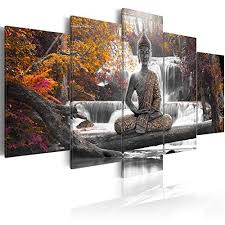Murando Impression Sur Toile Intissee 200x100 Cm Cm 5 Parties Tableau Tableaux Decoration Murale Pho En 2020 Tableau Decoration Murale Images Murales Verres Acryliques