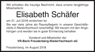 09:00 uhr bis 12:00 uhr Traueranzeigen Von Elisabeth Schafer 57trauer De
