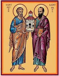 Kedua rasul ini dianggap sebagai sokoguru gereja. St Petrus Dan St Paulus