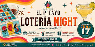 Cantina El Pitayo Loteria Night