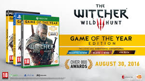 A thief's end, which received a whopping eight nods across six categories, including game of the year. Release Date Announced For The Witcher 3 Wild Hunt Goty Edition Cd Projekt Red