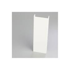 Profile Pvc D Habillage En U De 60mm Blanc Pour Chants De Panneaux Et Cloisons
