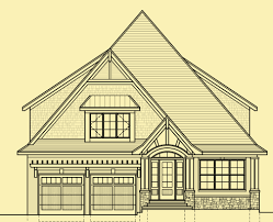 The adjoining kitchen includes a snack bar connecting the two areas. 3 Bedroom House Plans For A 2 Story Timber Frame Home