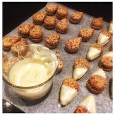 Schokoladen Mandelplatzchen Mandelplatzchen Rezept Kekse Kekse Rezept Einfach