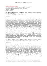 Pengadaan barang/jasa pemerintah mempunyai peran penting dalam mensukseskan pembangunan nasional dalam rangka peningkatan pelayanan publik baik pusat maupun daerah. Pdf Automated Learning Assistant For Vector Calculus Integration Over Planar