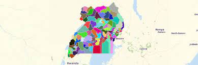 Discovering the cartography of the past. Create A Map Of Uganda Showing Districts And Counties Mapline