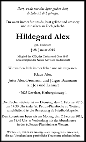 Nadia (gulli x risa) owned by. Alle Traueranzeigen Fur Hildegard Alex Trauer Rp Online De