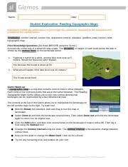 Maybe you would like to learn more about one of these? Copy Of Topographic Maps Explore Learning Docx Name Lgante M Date Student Exploration Reading Topographic Maps Directions Follow The Instructions To Course Hero