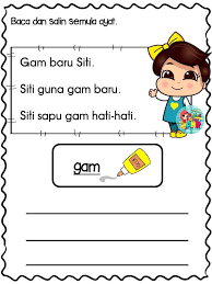 Membaca pra sekolah dan tahun 1. Latihan Menulis Dan Membaca Untuk Prasekolah Kitpramenulis