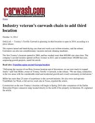 You can choose from a variety of exterior wash packages we have to offer, including an unlimited. Tommy Terrific S Car Wash