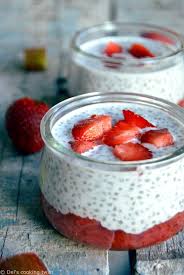 Rhubarb Strawberry Chia Pudding Del S Cooking Twist Recipe Rhubarb Rhubarb Recipes Desserts