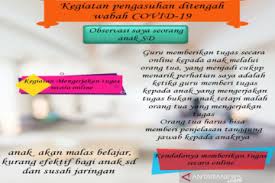 Tugas rumah untuk anak tk. Belajar Daring Ada Orang Tua Kerjakan Tugas Sekolah Anaknya Antara News