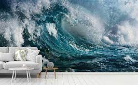 I needed some art for my bare walls in my house. Breaking Ocean Wave Wall Mural Rip Curl